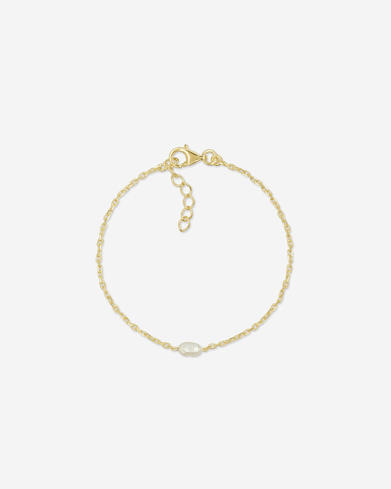 One Pearl Bracelet - Gold & Pearl