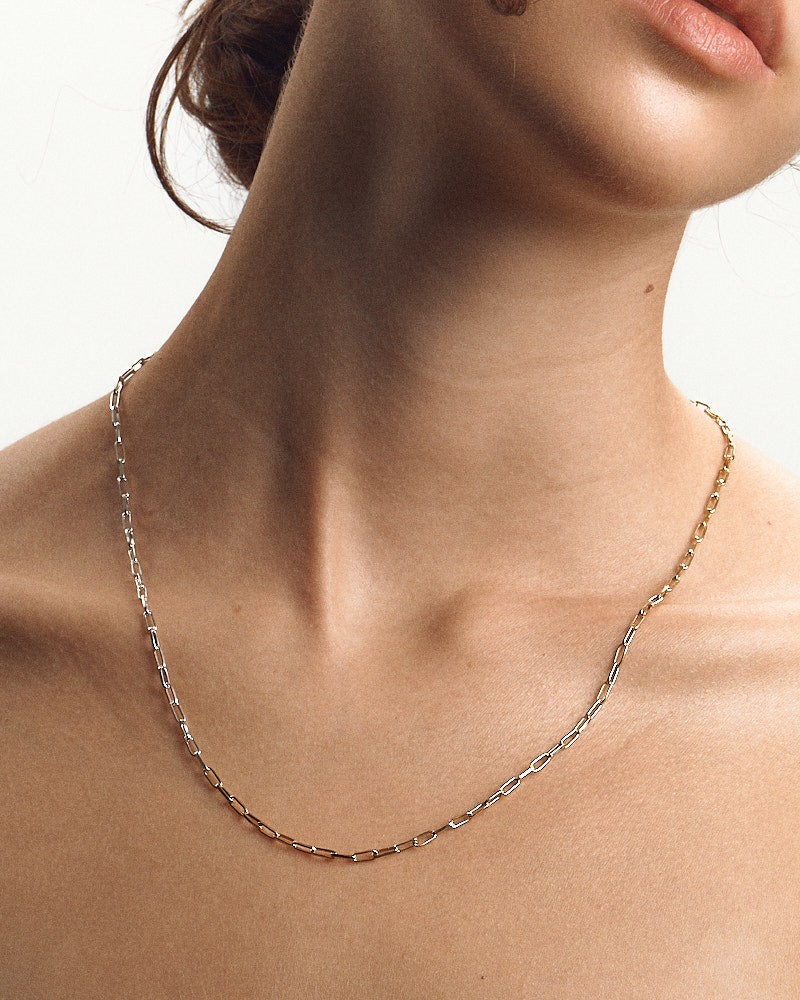 Signature Rolo Chain - Silver & Gold