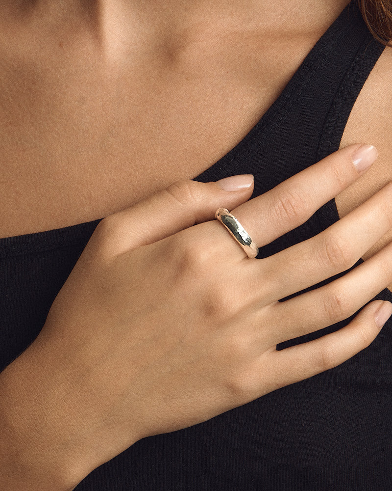 Basic Big Ring - Silver