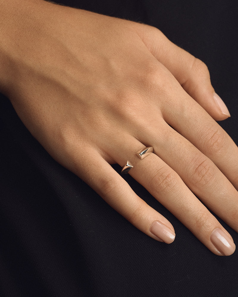 Open Anchor Ring - Silver