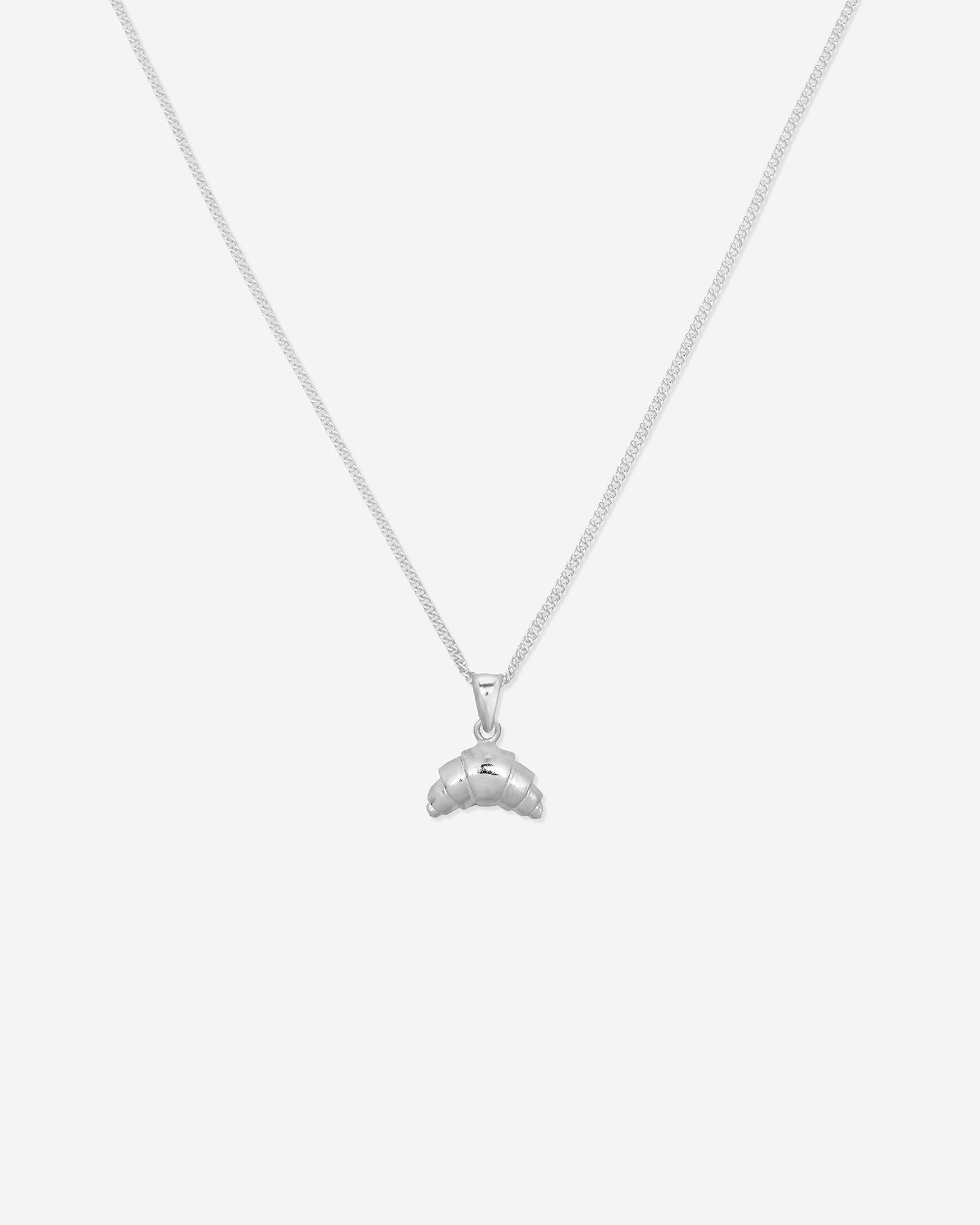 Croissant Necklace - Silber
