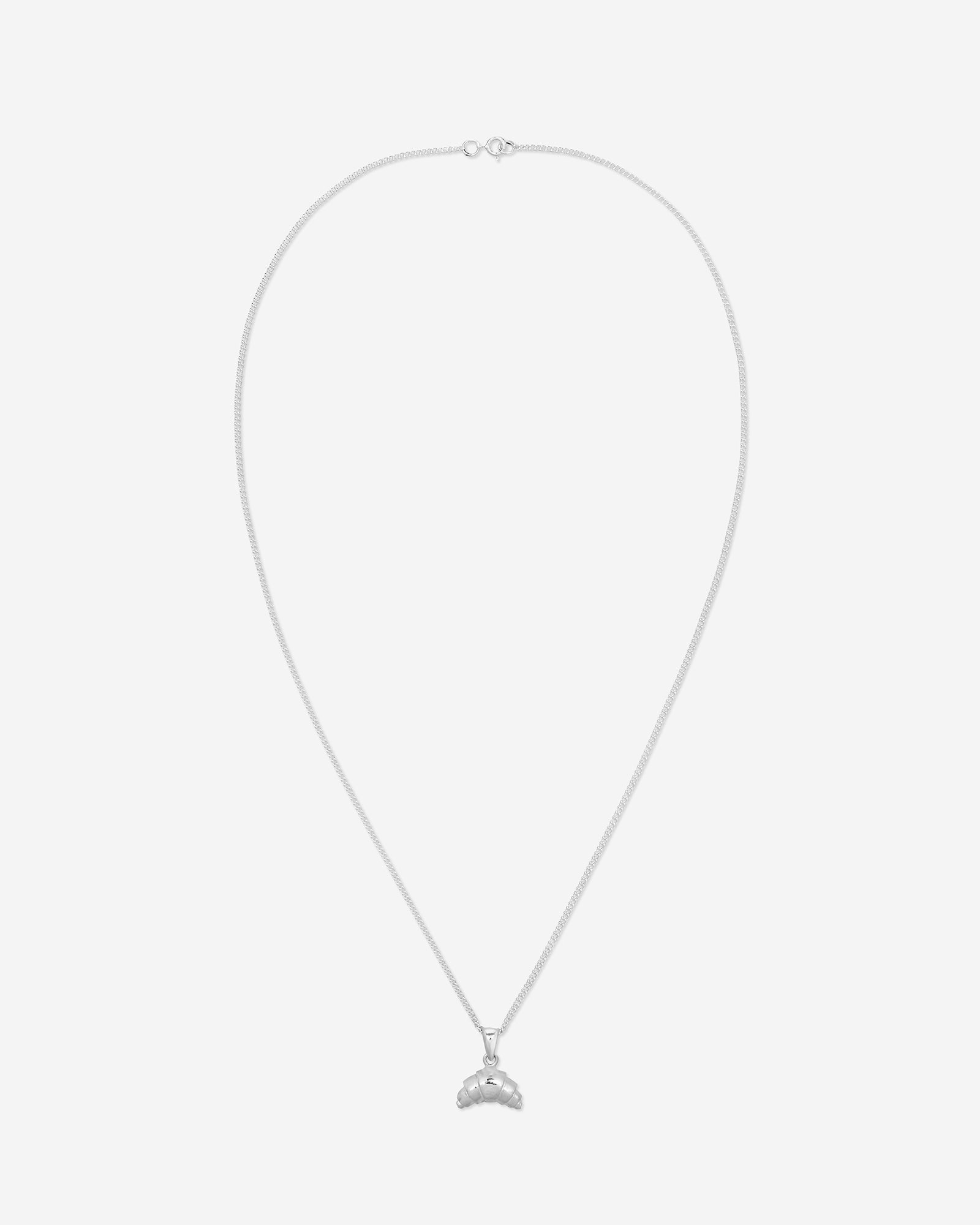 Croissant Necklace - Silber