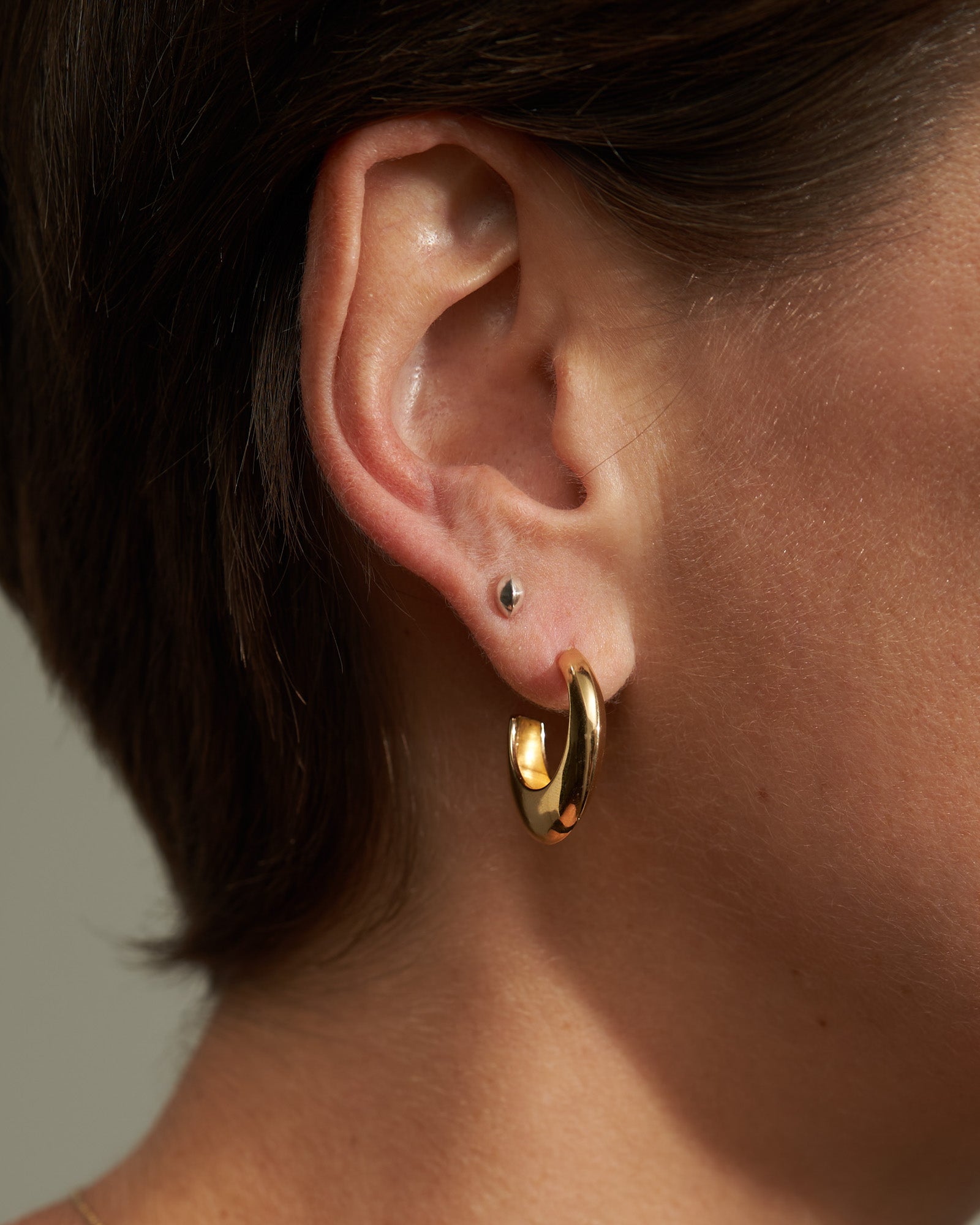 Anchor Hoops - Gold