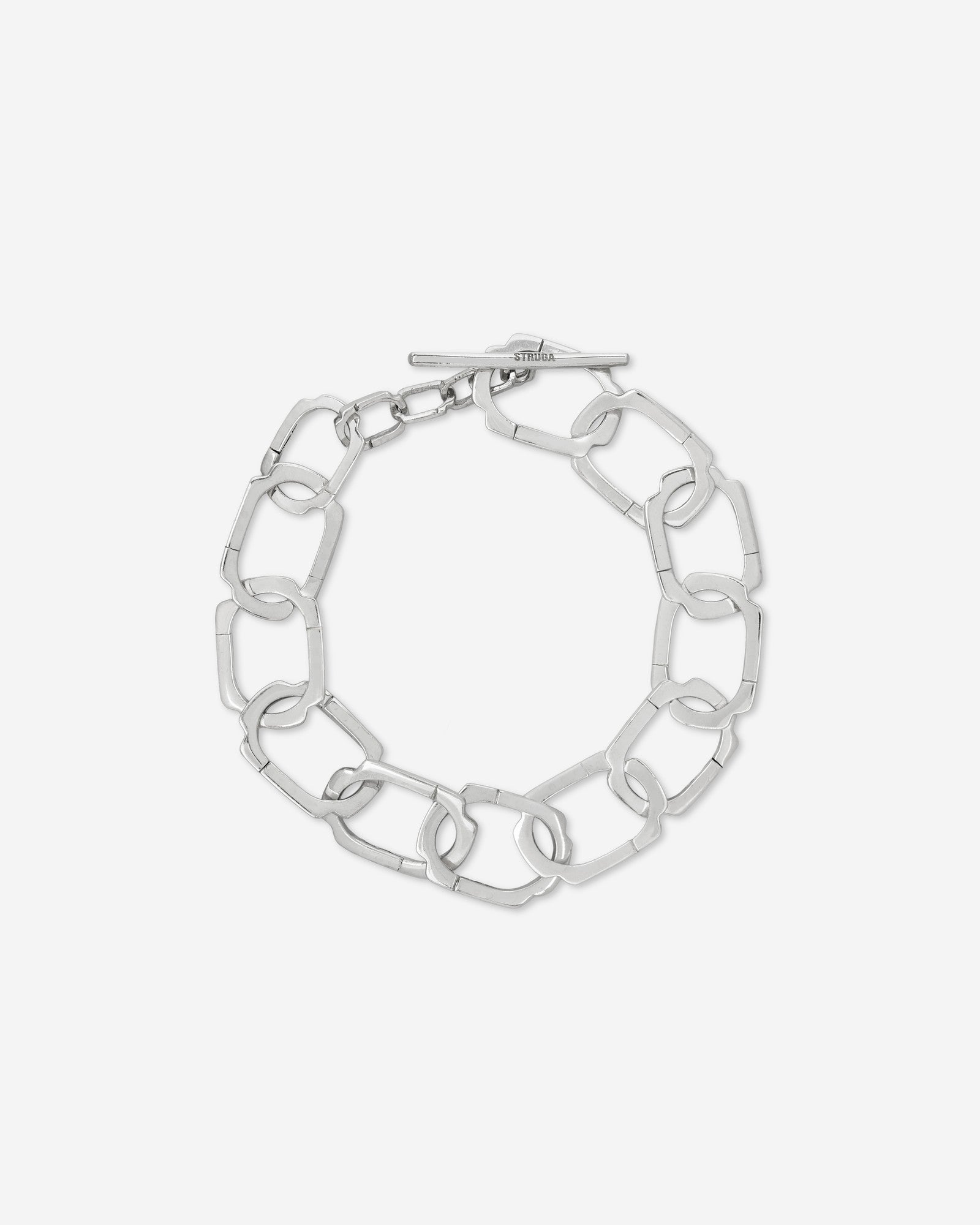 Struga Blade Medium Links V.2 Bracelet in silver, for COLD SKIN.