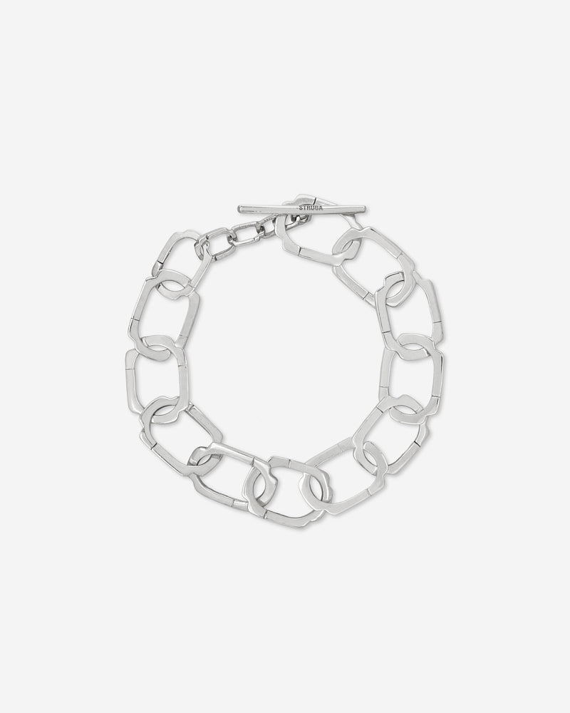 Blade Medium Links V.2 Armband - Silber