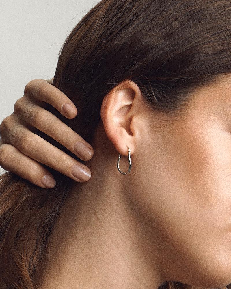 Mini Bawa Hoop - Silver