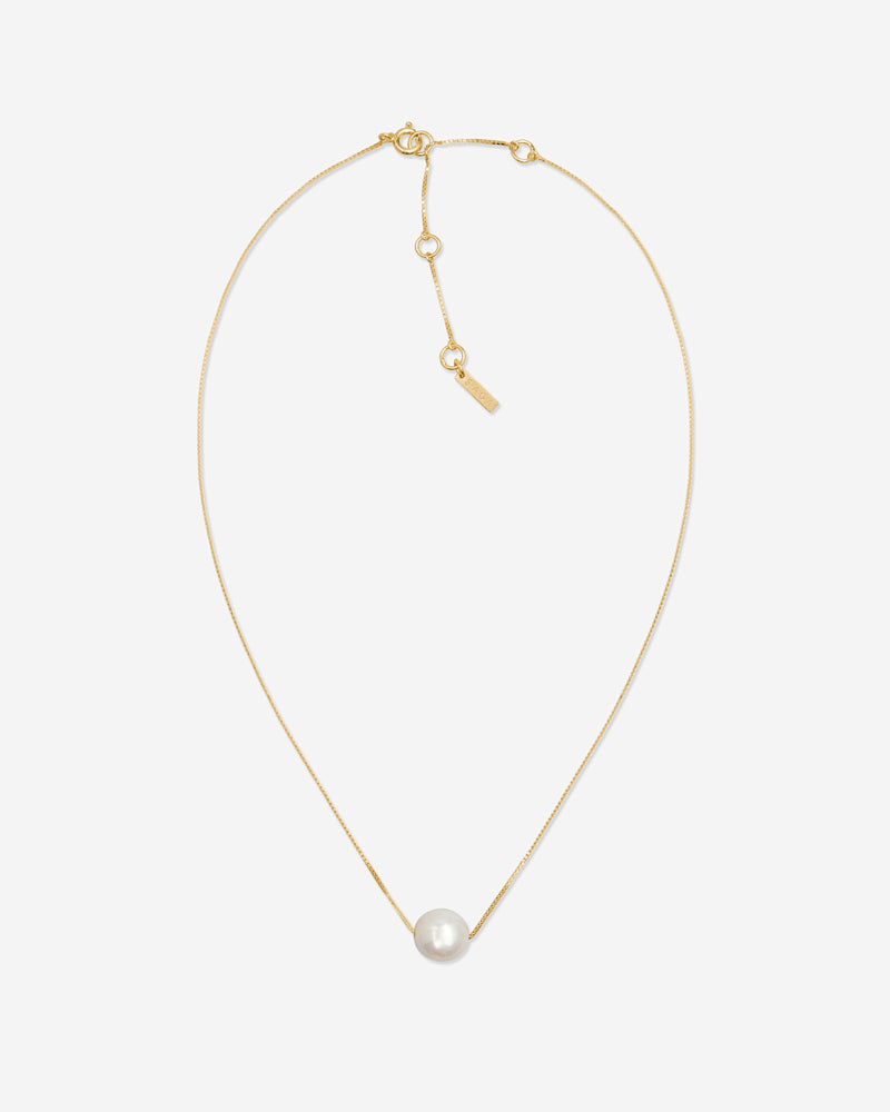 Einzelne Perlenkette - Gold & Perle
