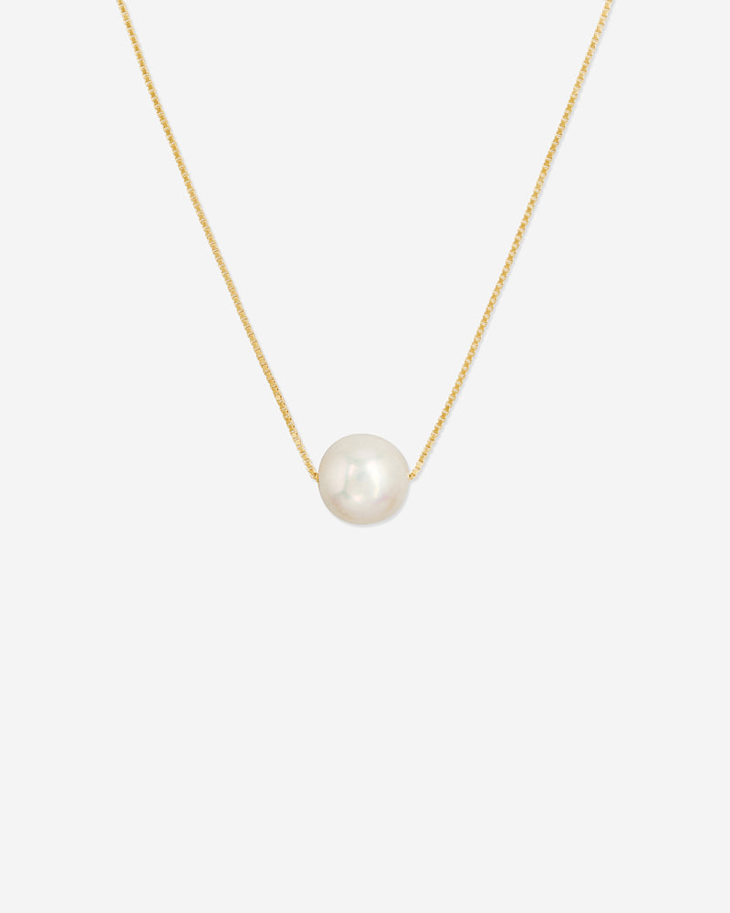 Einzelne Perlenkette - Gold & Perle