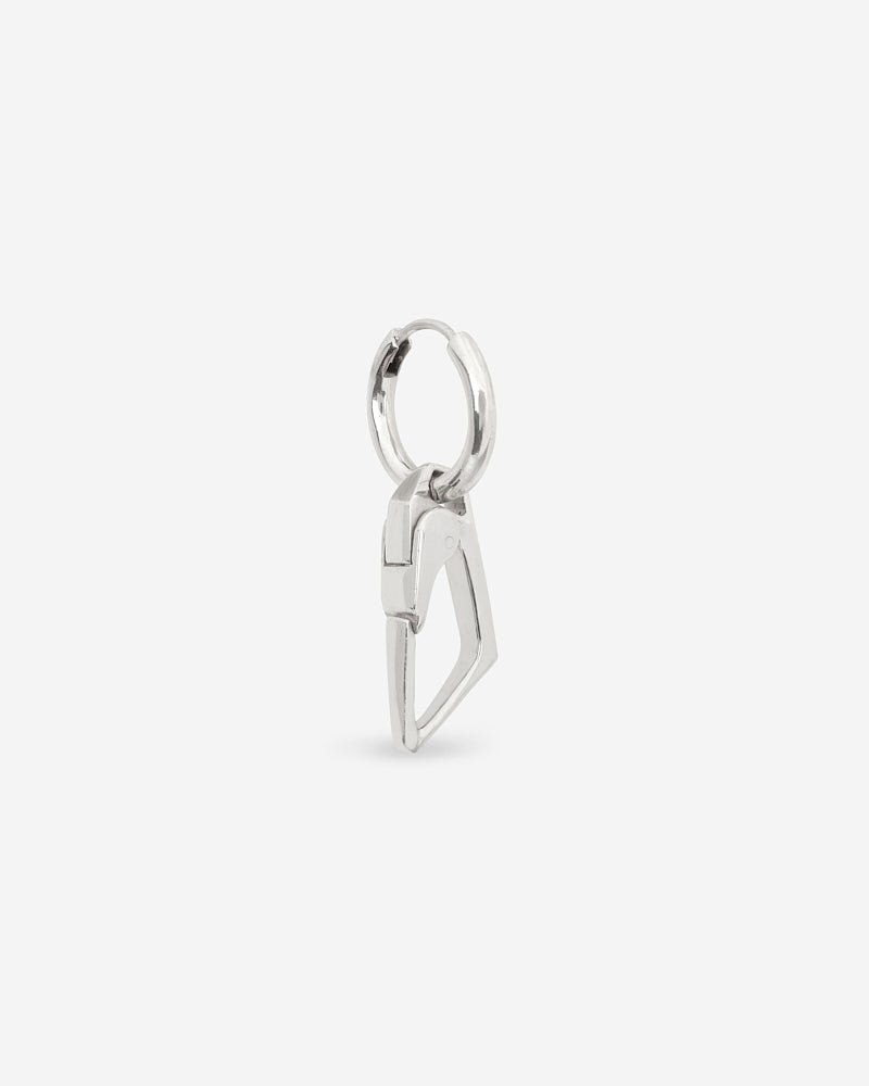 Classic Carabiner #4 Earring - Silver