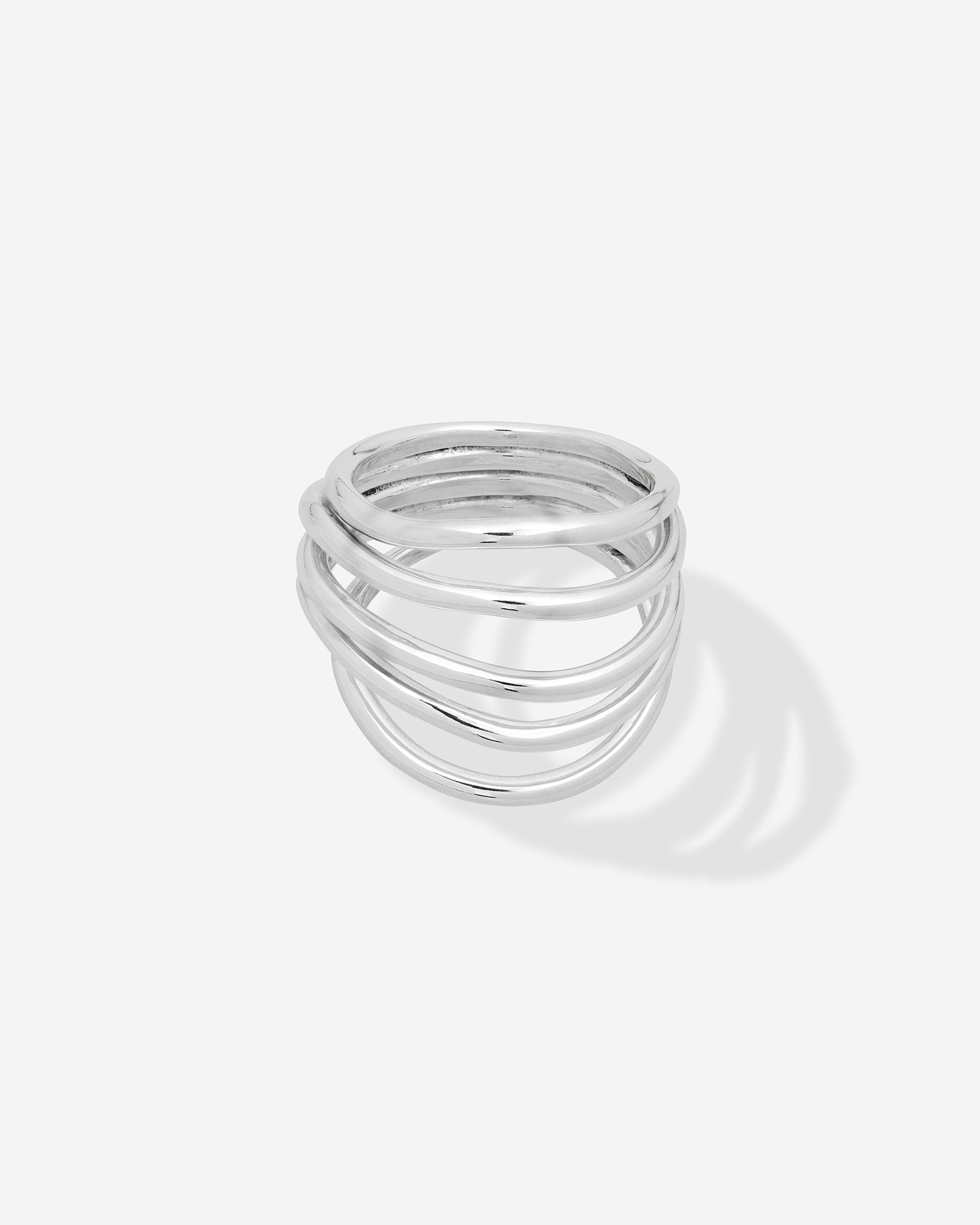 Beach Break Wave Ring - Silber