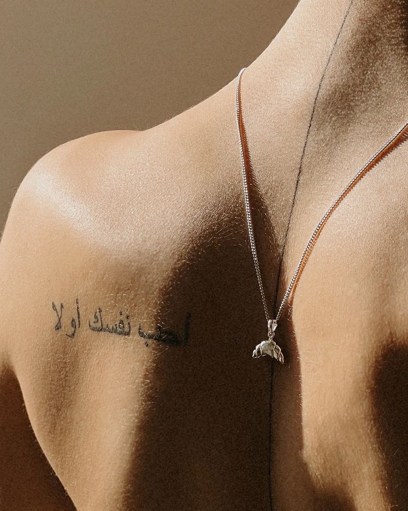 Croissant Necklace - Silber