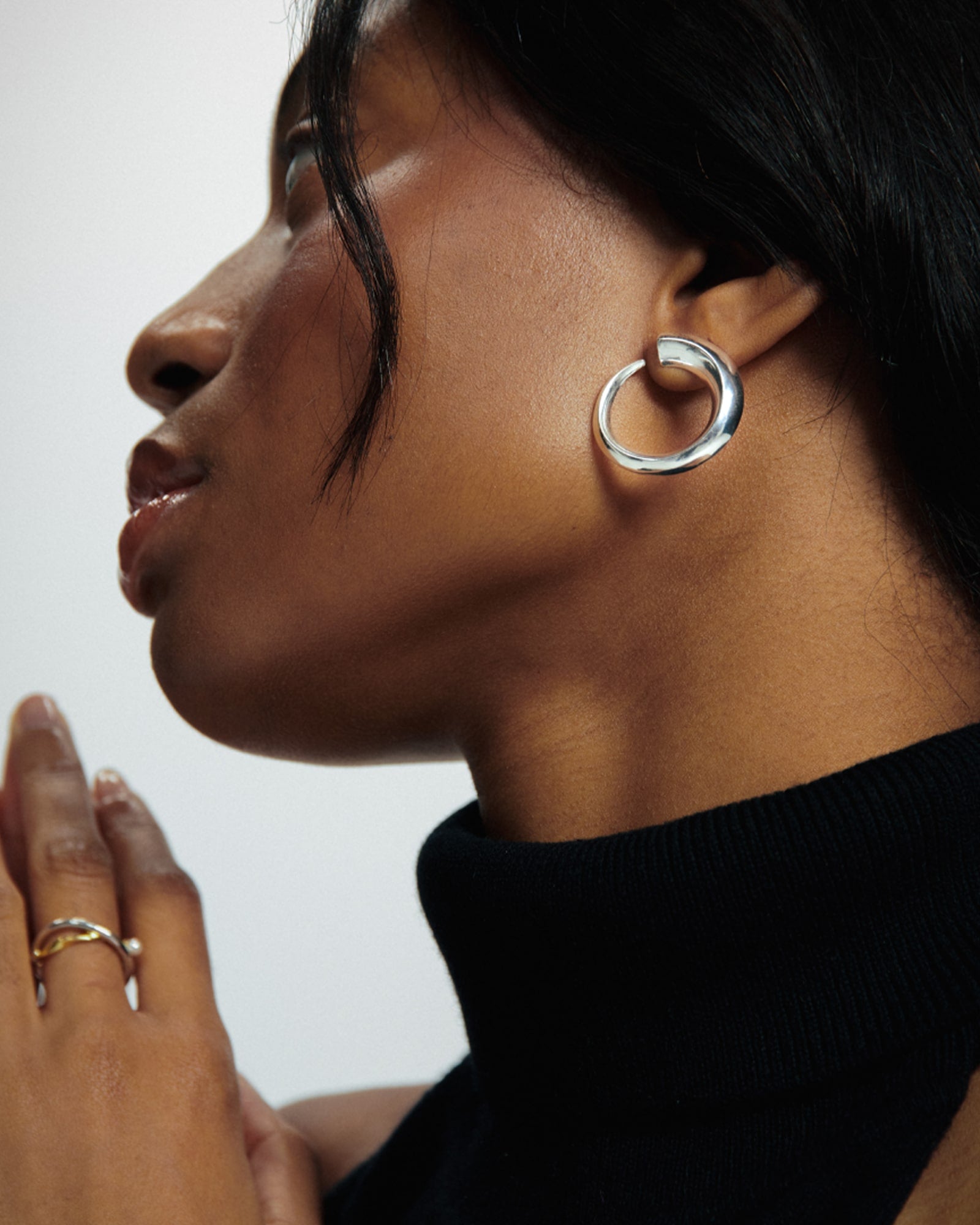 Ava Earrings - Silver