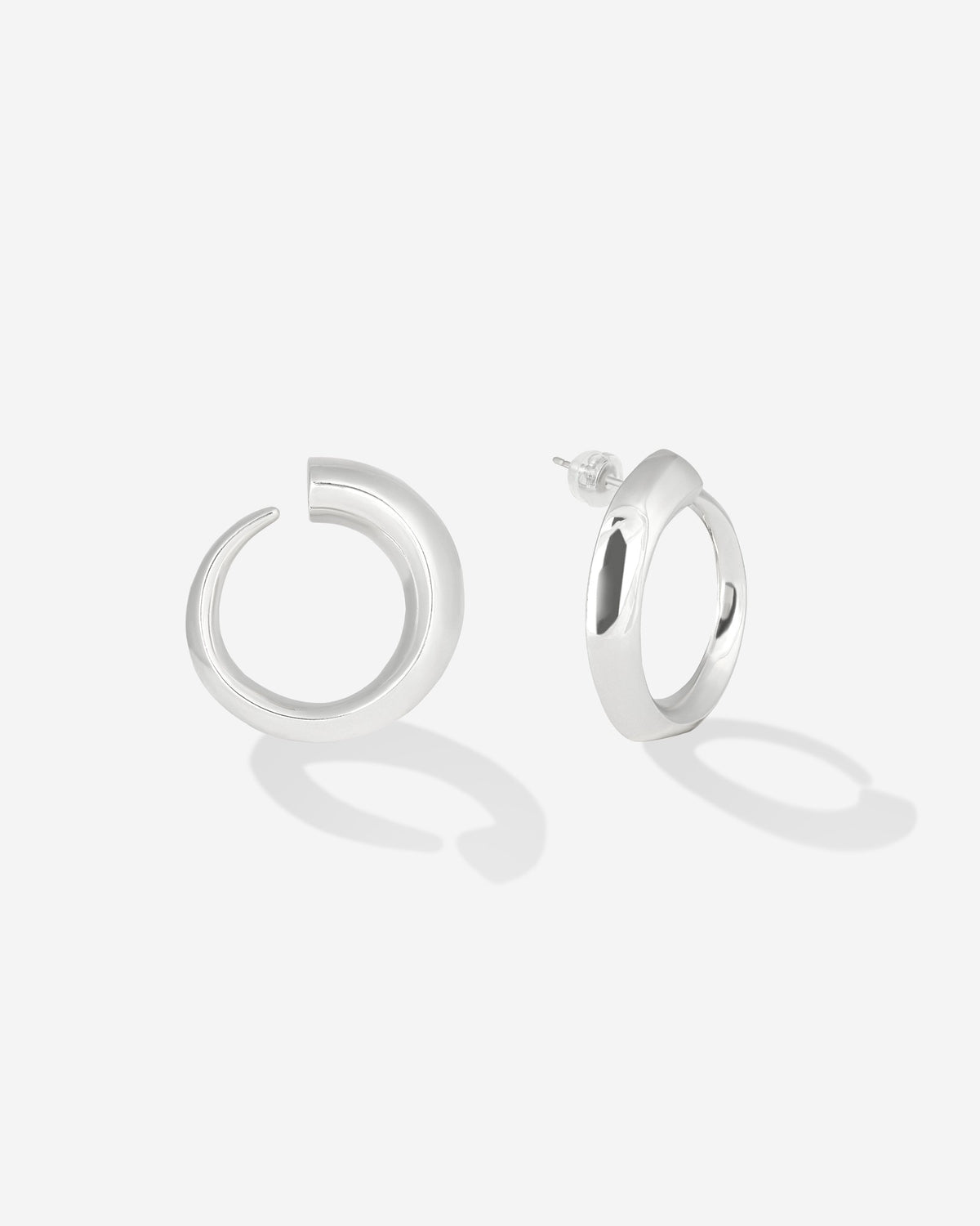 BAIXA Ava Earrings in silver for COLD SKIN