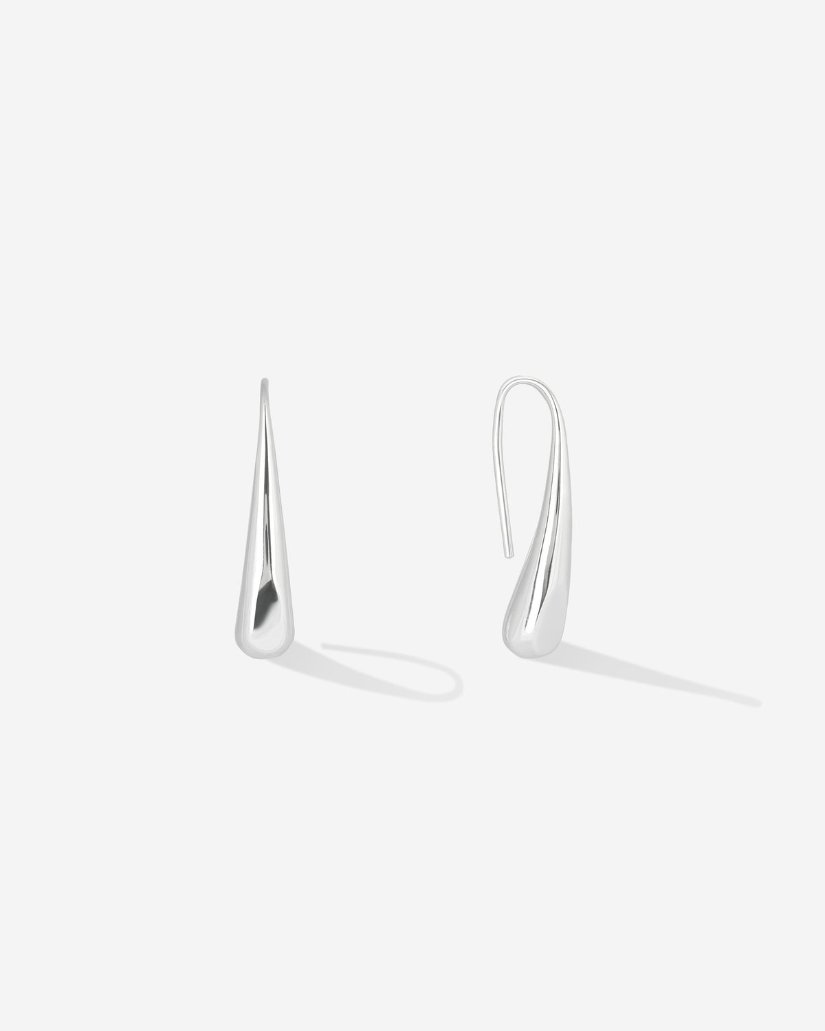 Baixa Maya Hoops Big in silver