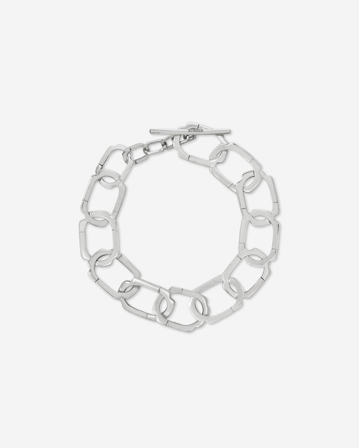 Struga Blade Medium Links V.2 Bracelet in silver, for COLD SKIN.
