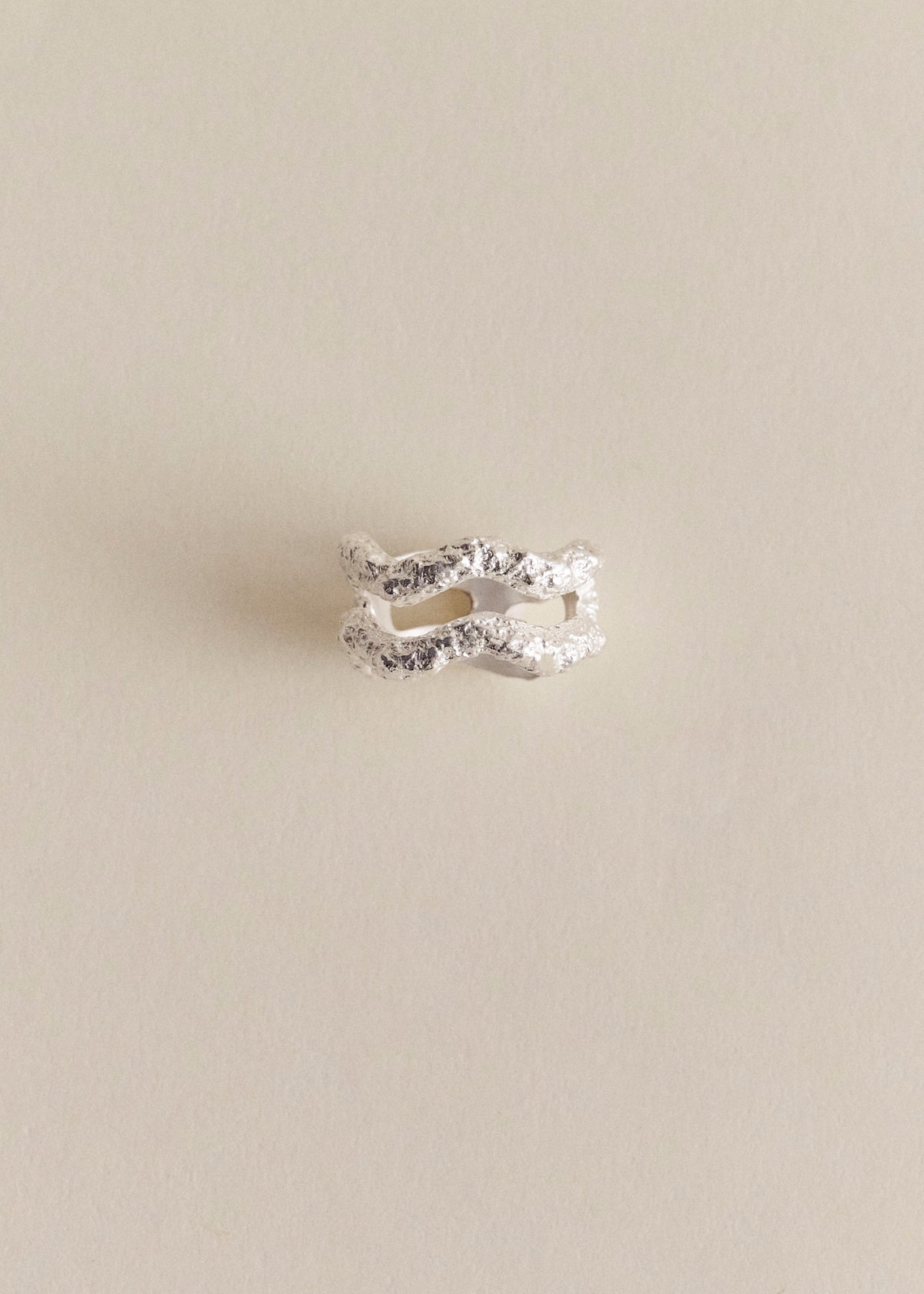 Aurea Twin Ring - Argent