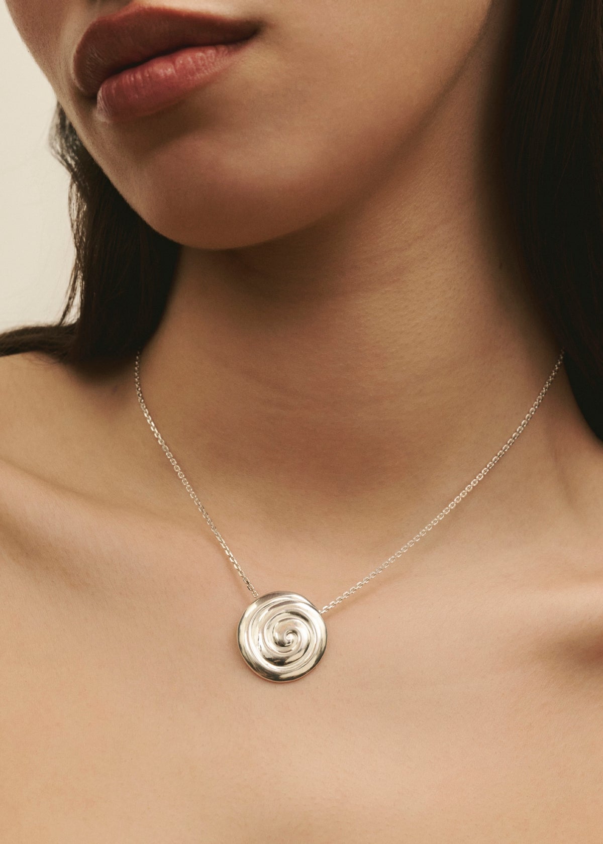 Uzu Mid Necklace - Plata