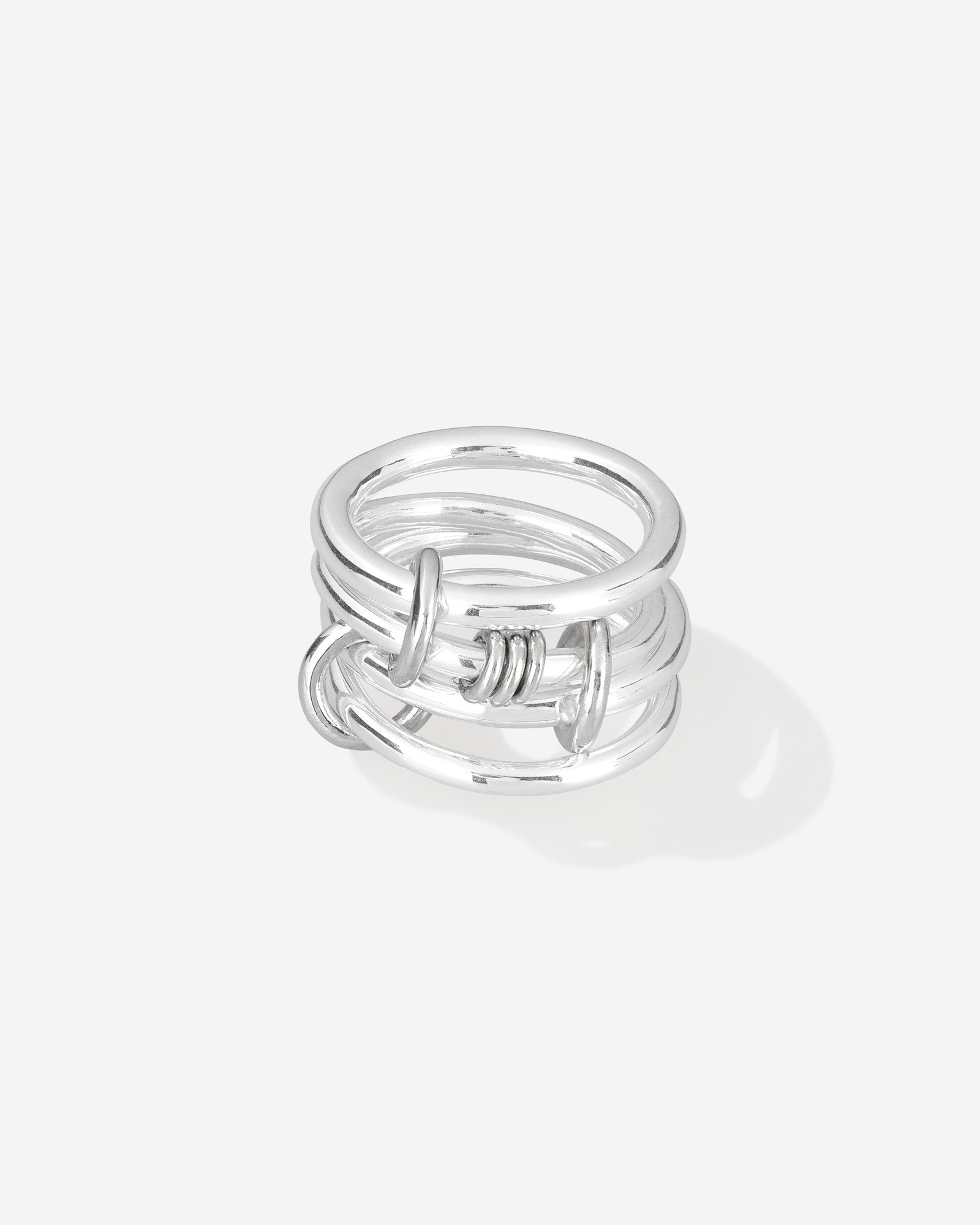 Éclis 4/mation Ring silver with silver details for COLD SKIN